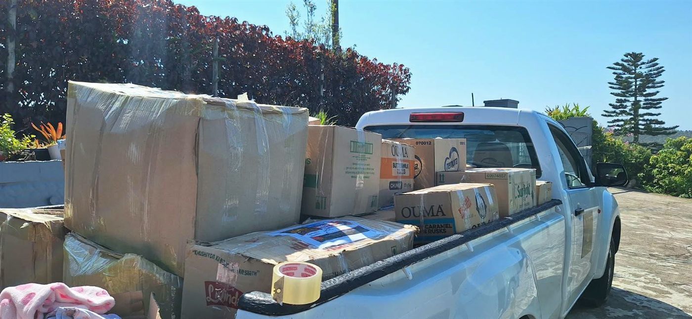 Relief boxes loaded and ready