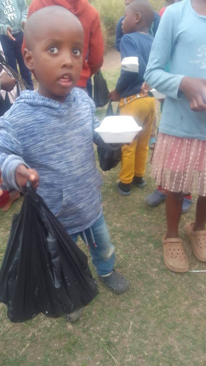 Little ones at a food day